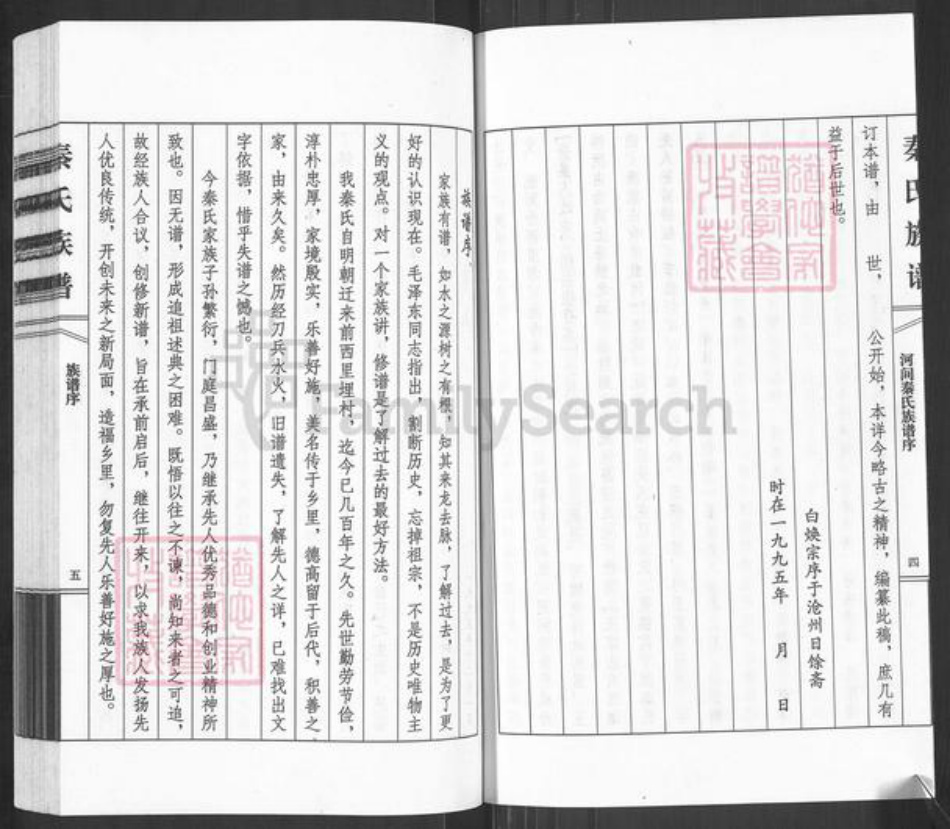 河北省沧州河间市故仙乡秦氏族谱-前西里埋秦氏族谱.pdf电子版插图5