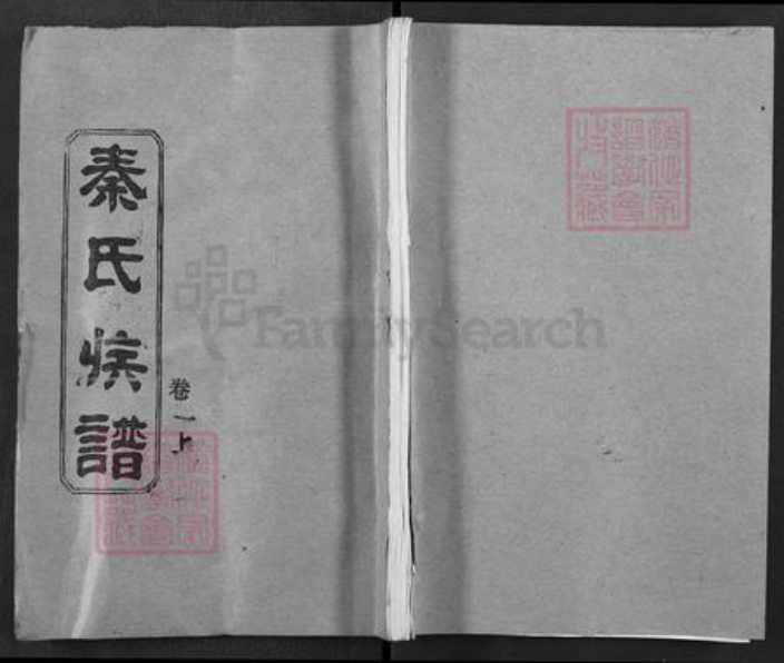 湖北省黄冈市红安县杏花乡秦氏寿乐堂族谱-秦氏族谱.pdf电子版插图