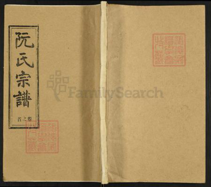 湖北省黄冈市红安县杏花乡阮氏竹林堂族谱-阮氏宗谱.pdf电子版插图