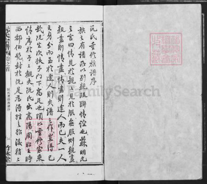 湖北省黄冈市黄州区阮氏竹林堂族谱-阮氏宗谱.pdf电子版插图1