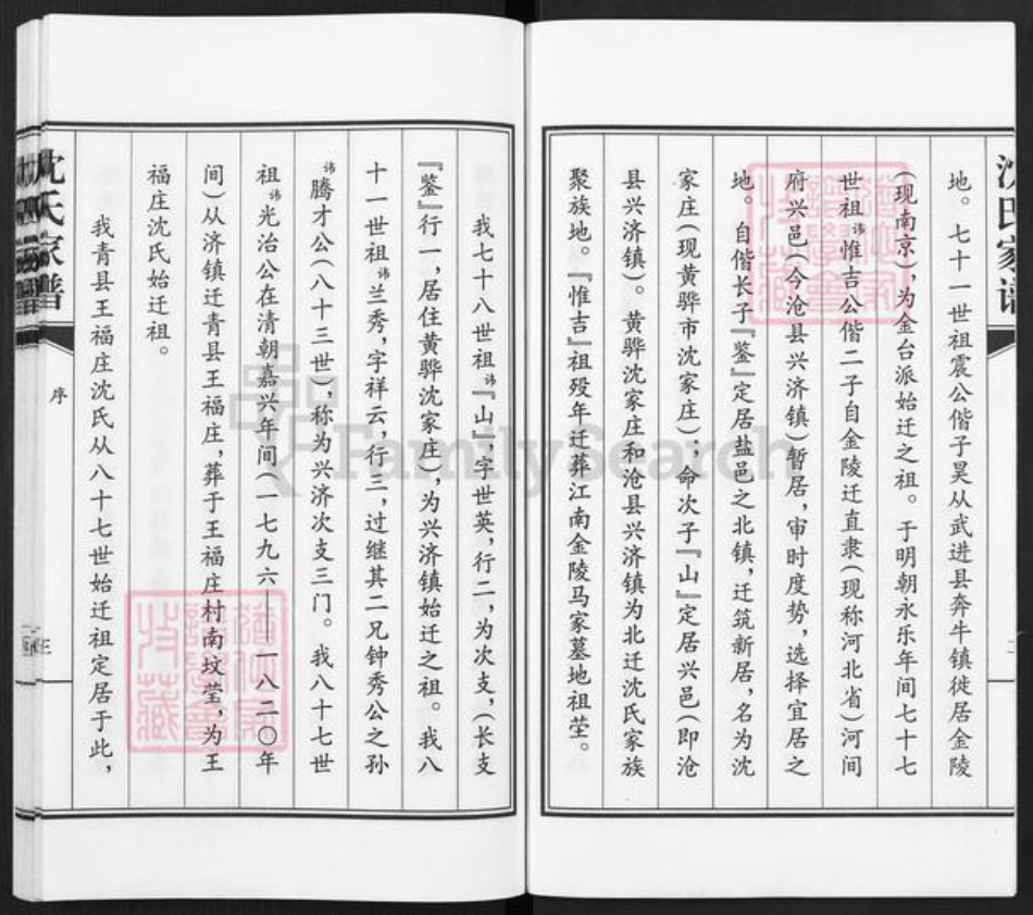 河北省沧州青县金牛镇沈氏族谱-青县王福庄沈氏家谱.pdf电子版插图4 河北省沧州青县金牛镇沈氏族谱-青县王福庄沈氏家谱.pdf电子版插图4