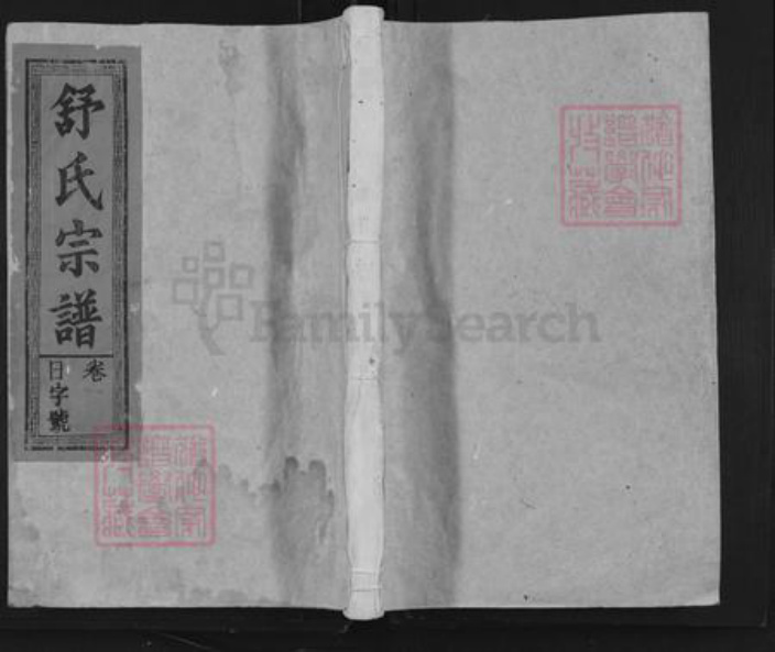 江西省上饶市德兴市李宅乡舒氏族谱-京兆舒氏宗谱.pdf电子版