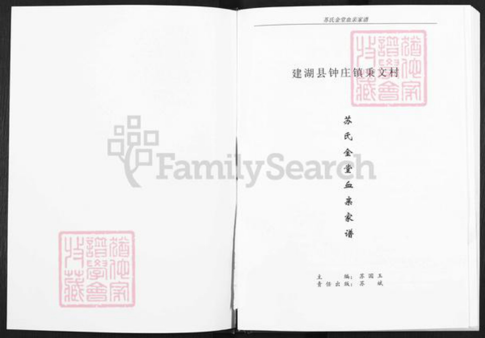 江苏省盐城市建湖县钟庄街道苏氏武功堂族谱-苏氏金堂血亲家谱.pdf电子版插图2