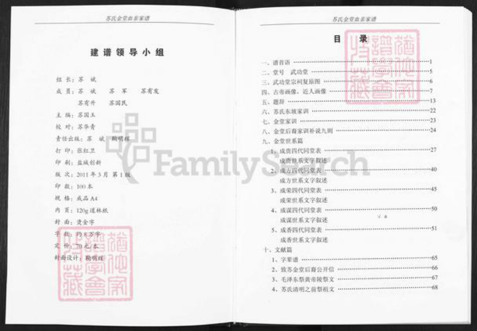 江苏省盐城市建湖县钟庄街道苏氏武功堂族谱-苏氏金堂血亲家谱.pdf电子版插图3