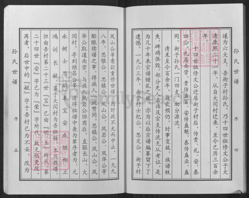 山东省滨州市邹平市长山镇孙氏六和堂族谱-孙氏世谱.pdf电子版插图5