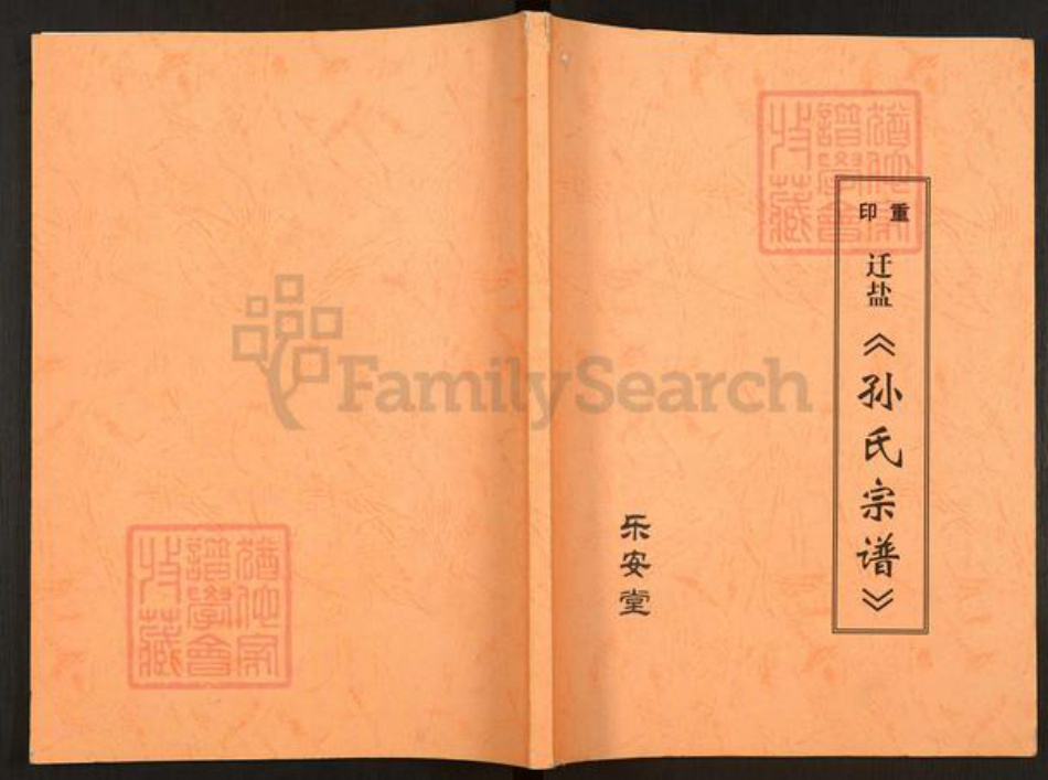 江苏省盐城市盐都区郭猛镇孙氏乐安堂族谱-重印迁盐孙氏宗谱.pdf电子版插图