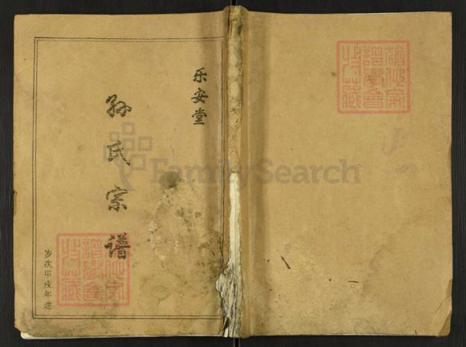 江苏省盐城市亭湖区新兴镇孙氏乐安堂族谱-孙氏宗谱.pdf电子版插图