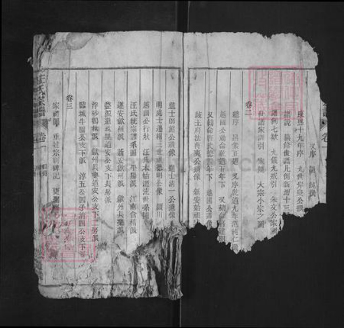 安徽省铜陵市枞阳县雨坛镇汪氏积庆堂族谱-汪氏宗谱.pdf电子版插图1