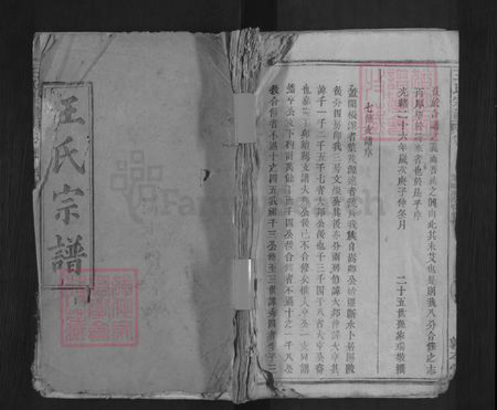 湖北省黄冈市浠水县王氏敦本堂族谱-王氏宗谱.pdf电子版插图