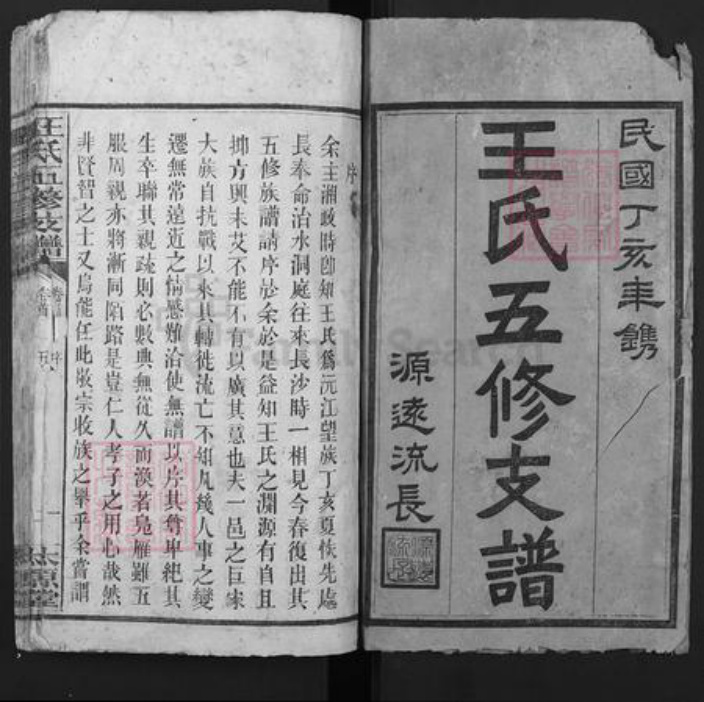 湖南省衡阳市衡阳县樟木乡王氏太原堂族谱-王氏五修支谱.pdf电子版插图1