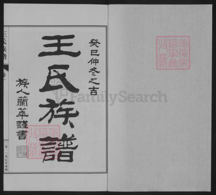 河北省邢台宁晋县凤凰镇王氏族谱-王氏族谱.pdf电子版插图1