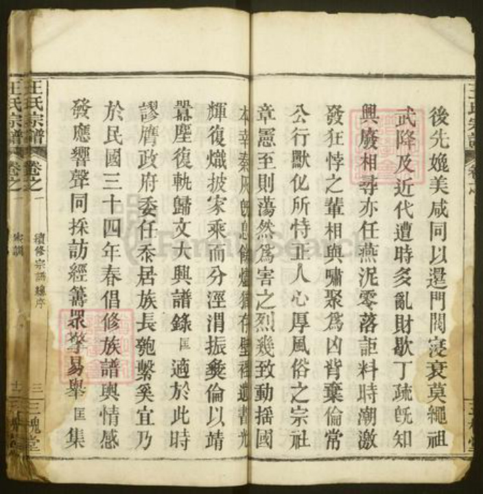 湖北省黄冈市麻城市王氏三槐堂族谱-王氏宗谱.pdf电子版插图4