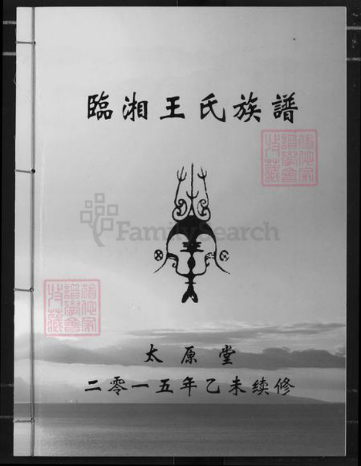 湖南省岳阳市临湘市忠防镇王氏太原堂族谱-临湘王氏族谱.pdf电子版插图