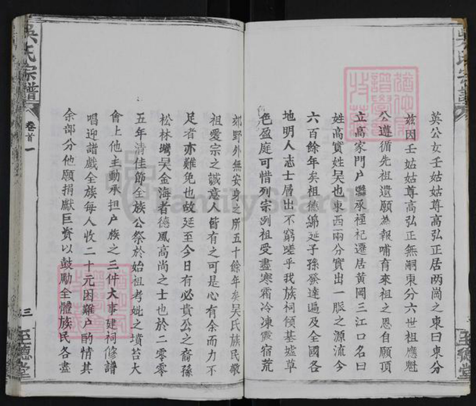 湖北省武汉市新洲区吴氏至德堂族谱-吴氏宗谱.pdf电子版插图3