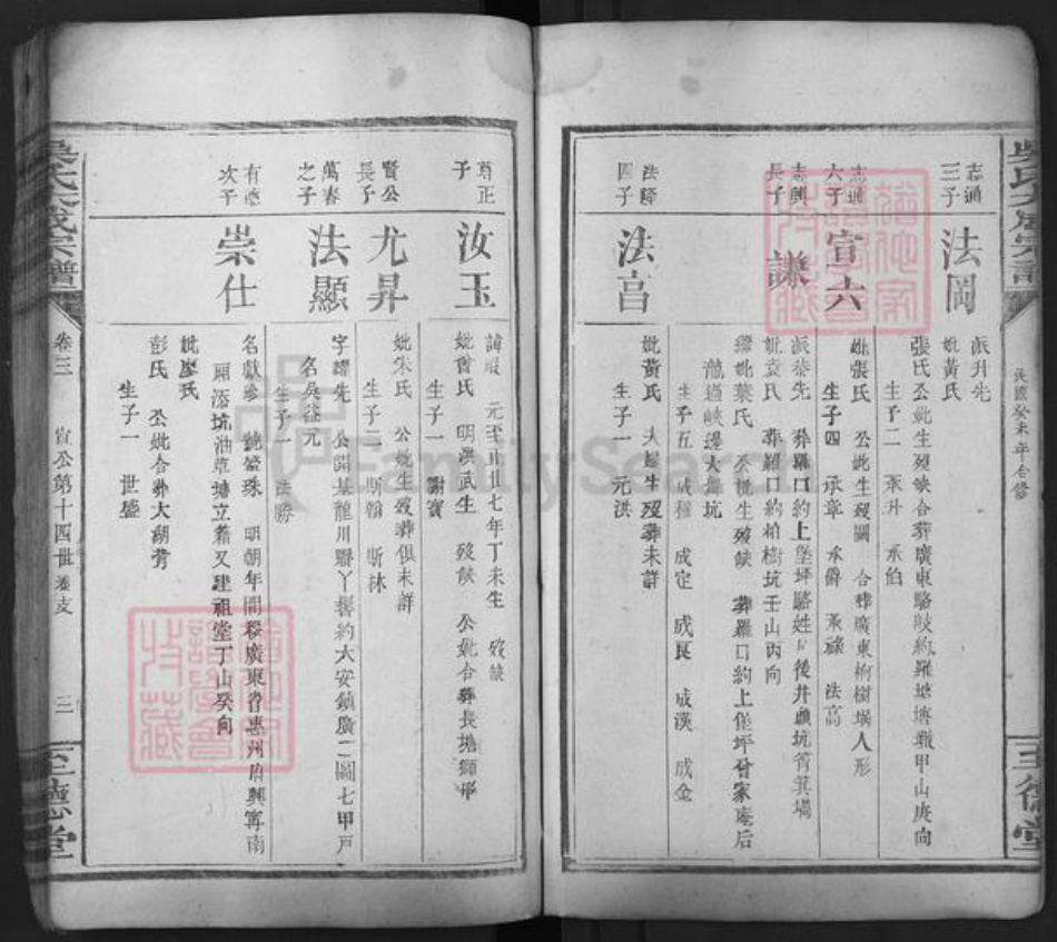 江西省赣州市会昌县庄口镇吴氏至德堂族谱-吴氏大成宗谱.pdf电子版插图3