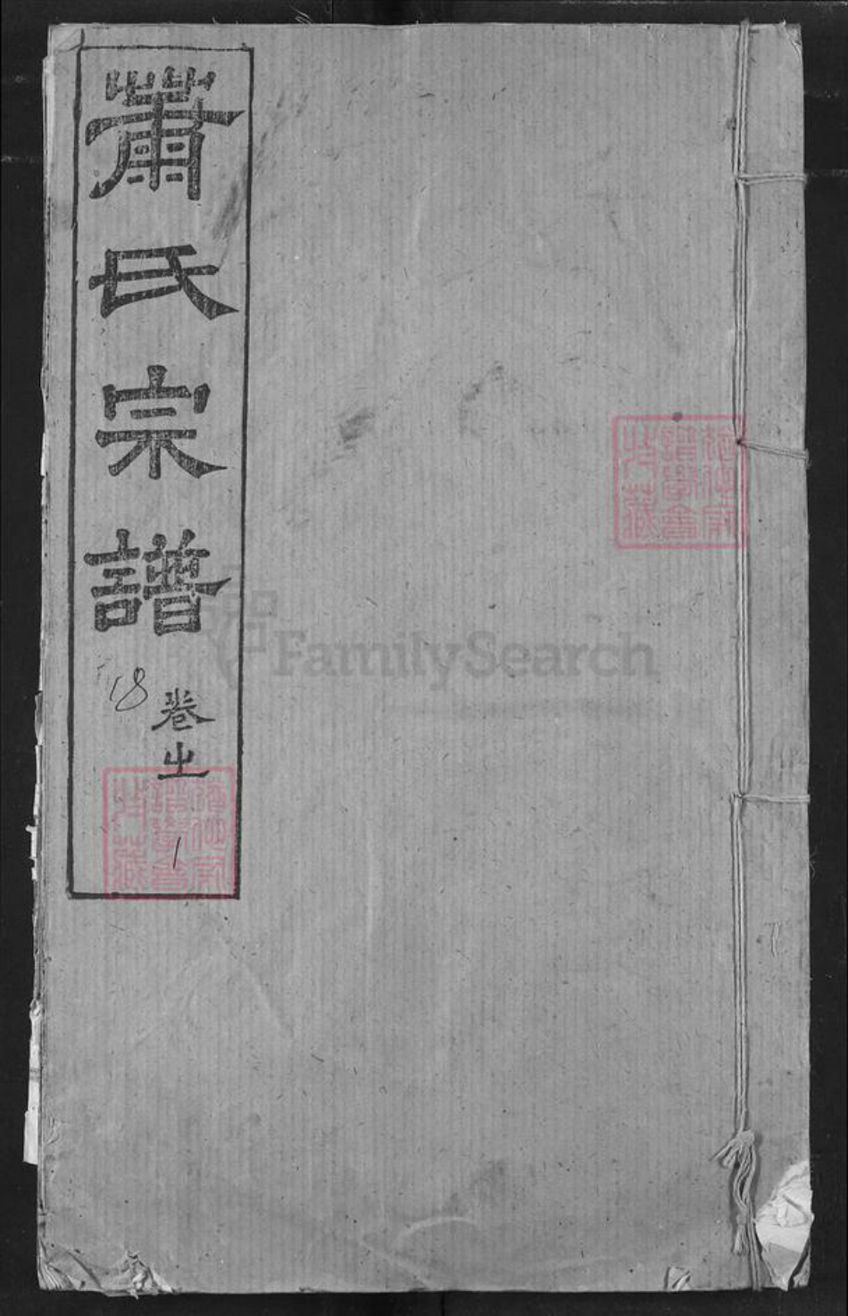 湖北省黄冈市麻城市萧氏孝友堂族谱-萧氏宗谱.pdf电子版插图