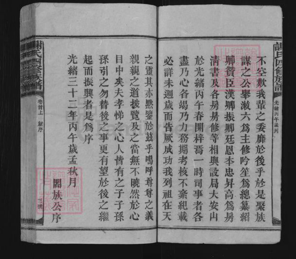 湖南省娄底市新化县谢氏式南堂族谱-谢氏四修族谱.pdf电子版插图5