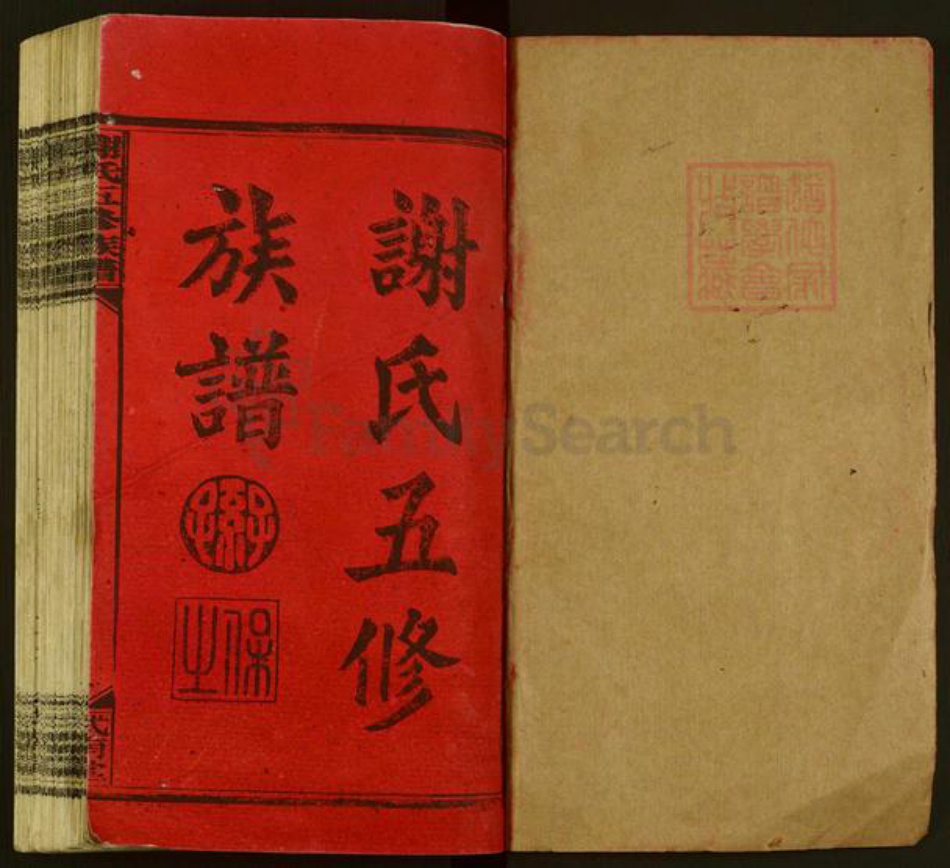 湖南省娄底市新化县坐石乡谢氏式南堂族谱-谢氏五修族谱.pdf电子版插图1