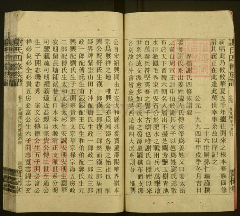 湖南省邵阳市邵东市界岭镇谢氏宝树堂族谱-谢氏四修族谱.pdf电子版插图5