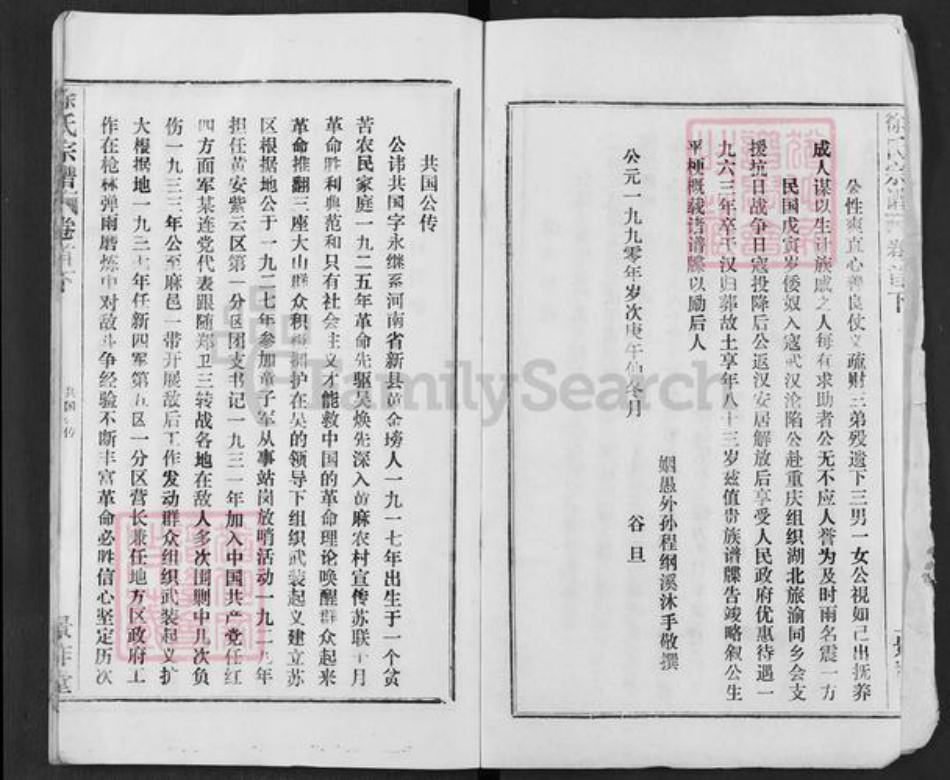 湖北省武汉市新洲区徐氏景祚堂族谱-徐氏宗谱.pdf电子版插图2