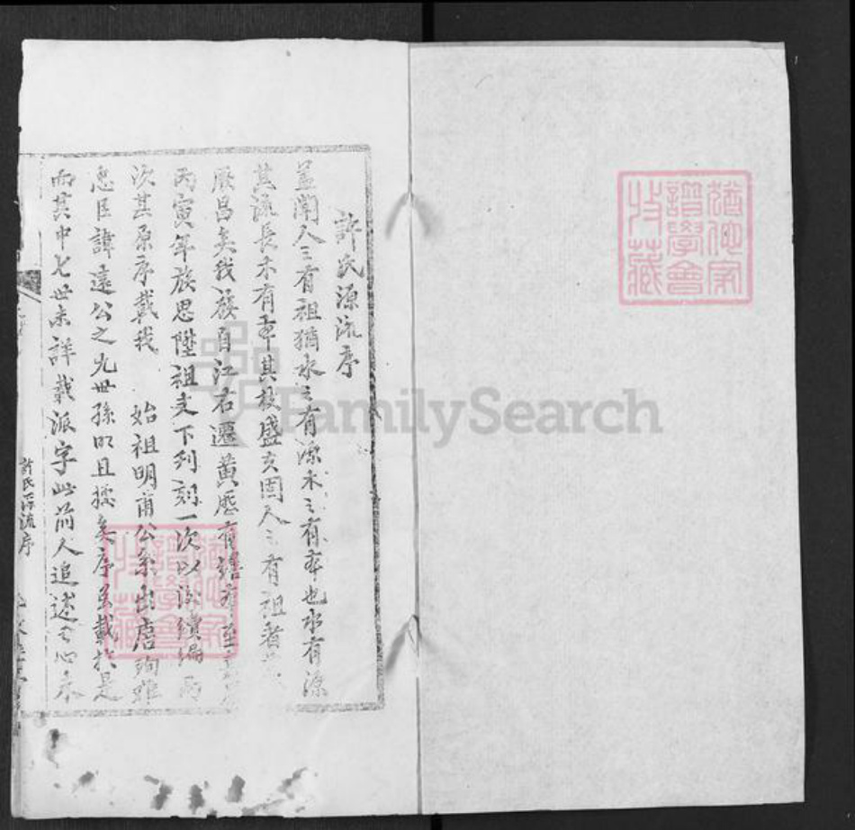 湖北省武汉市新洲区许氏敦睦堂族谱-许氏宗谱.pdf电子版插图1