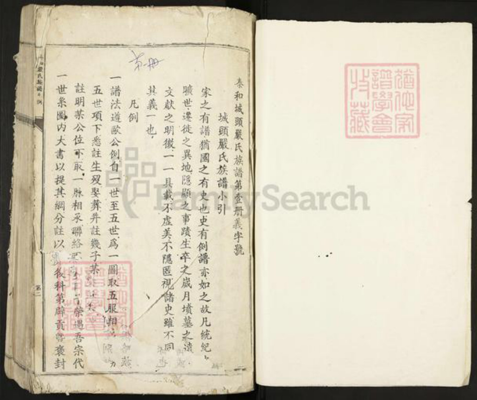 江西省吉安市泰和市严氏族谱-泰和城头严氏族谱.pdf电子版插图1 江西省吉安市泰和市严氏族谱-泰和城头严氏族谱.pdf电子版插图1