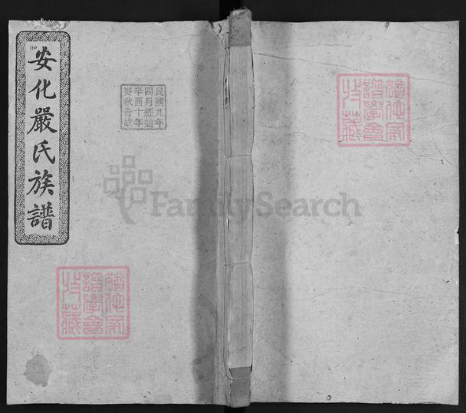 湖南省益阳市安化县梅城镇严氏富春堂族谱-安化严氏族谱.pdf电子版