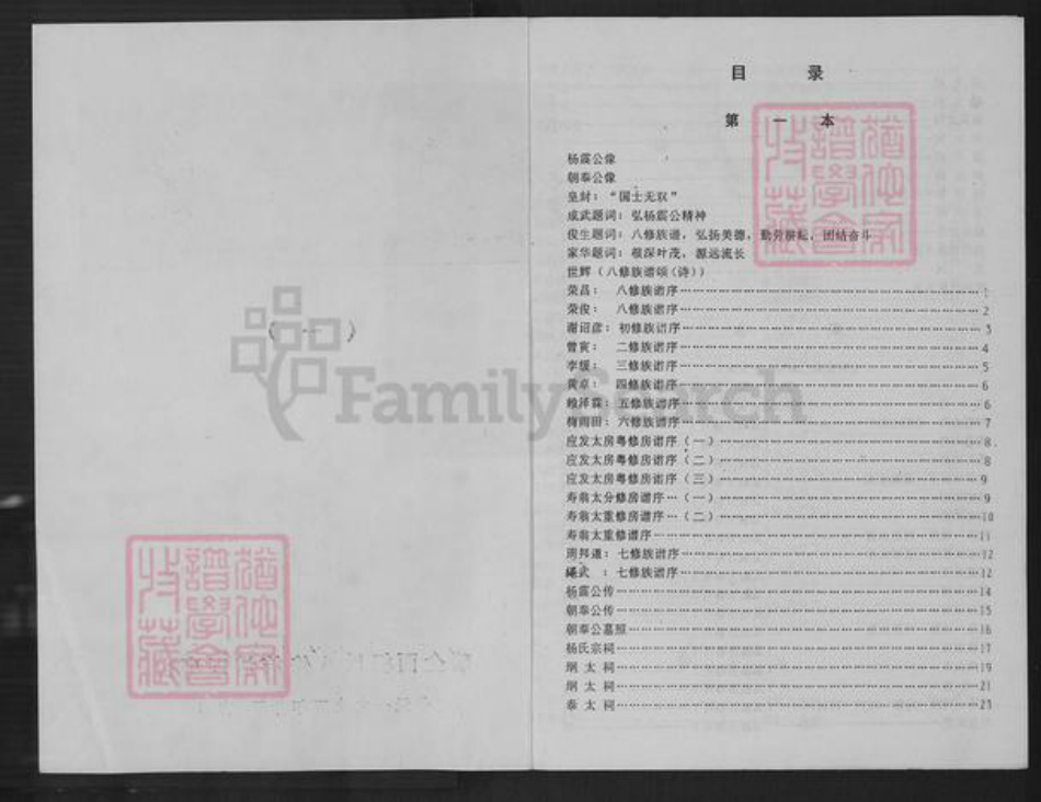 江西省赣州市瑞金市杨氏族谱-西杨氏八修谱.pdf电子版插图1