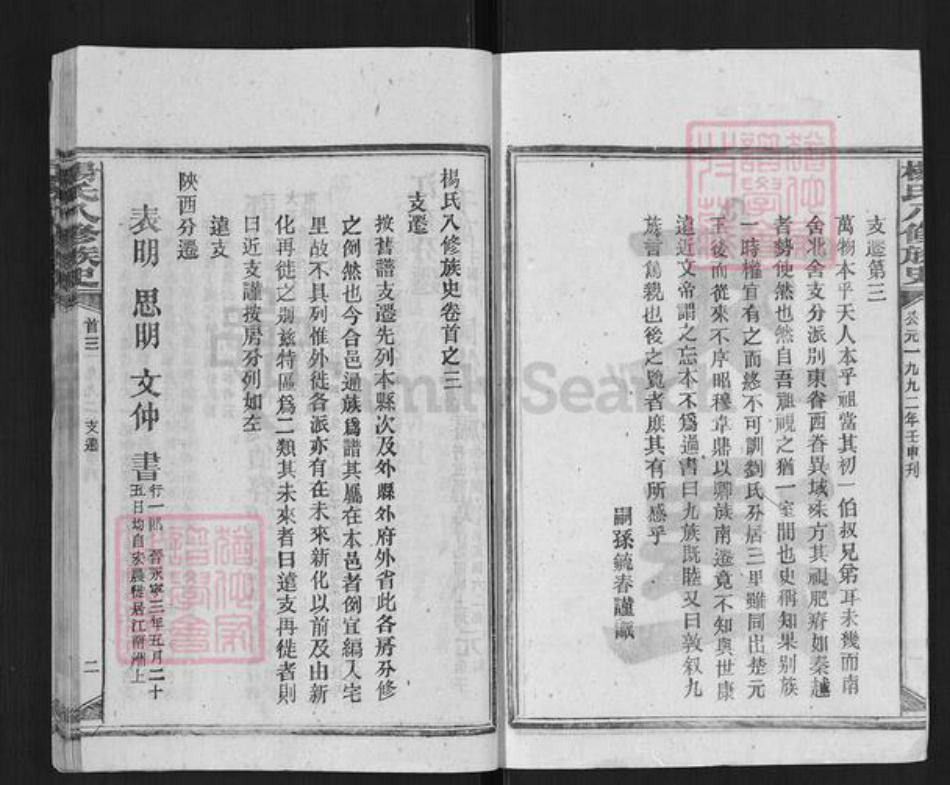 湖南省娄底市新化县槎溪镇杨氏族谱-杨氏八修族谱.pdf电子版插图2