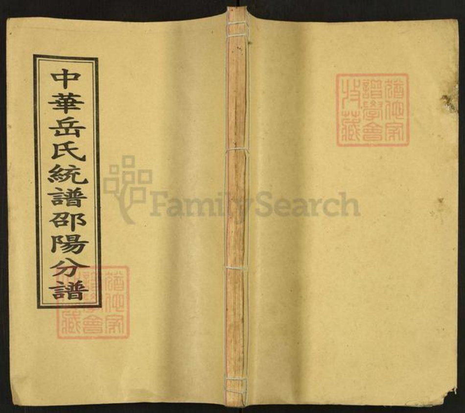湖南省邵阳市岳氏精忠堂族谱-中华岳氏统谱.邵阳分谱.pdf电子版插图