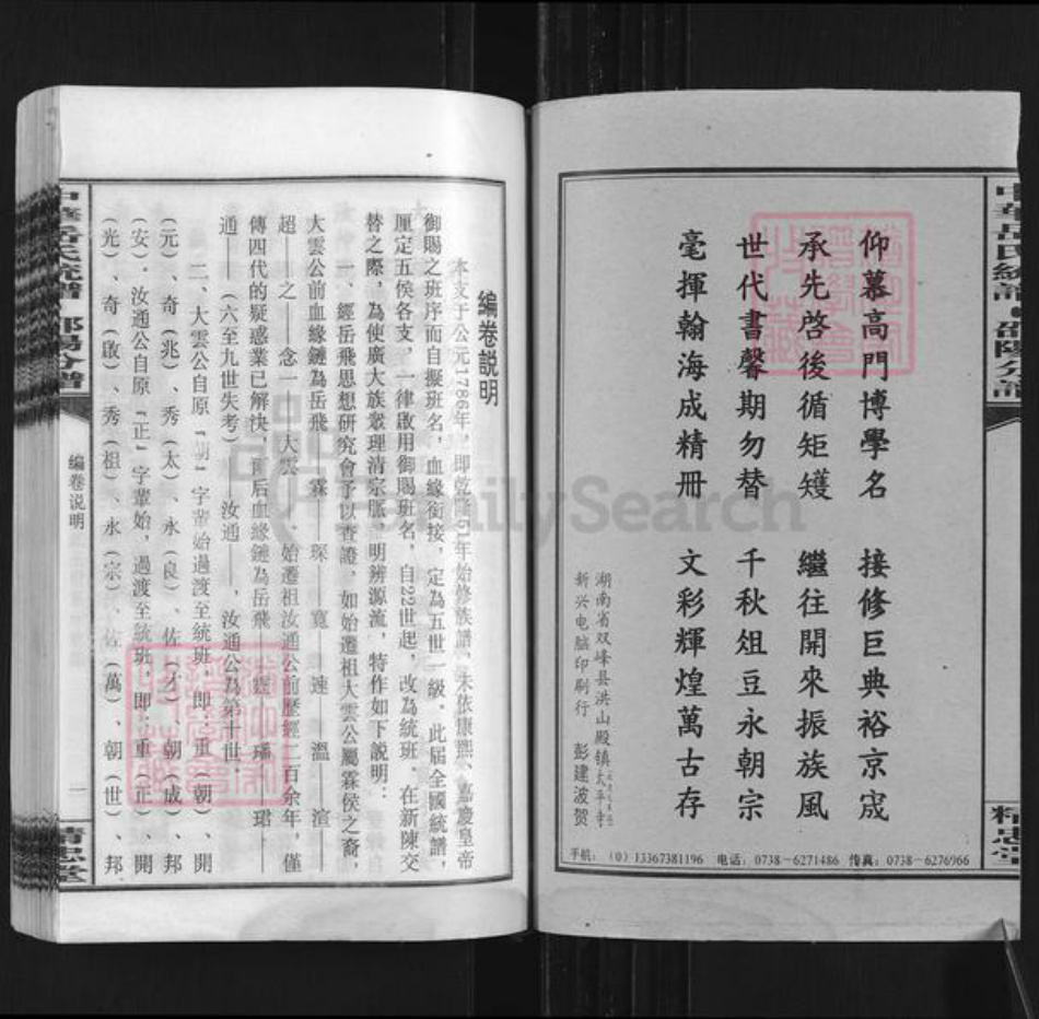 湖南省邵阳市岳氏精忠堂族谱-中华岳氏统谱邵阳分谱.pdf电子版插图3