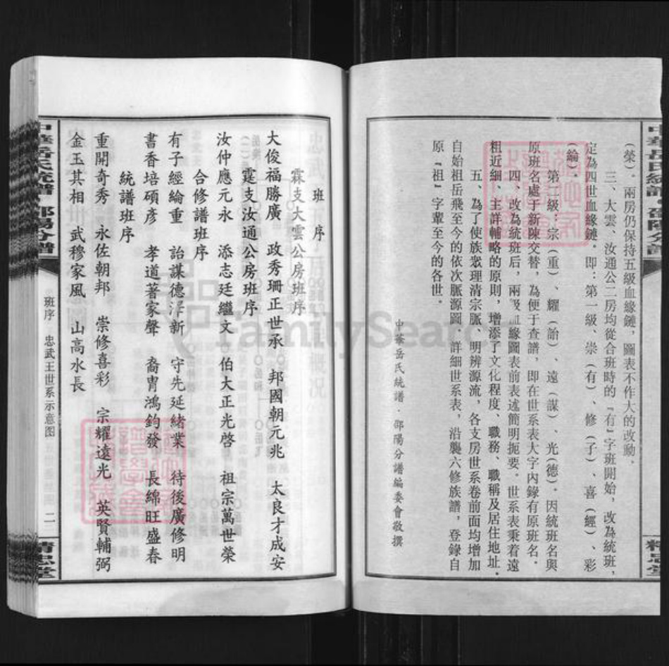 湖南省邵阳市岳氏精忠堂族谱-中华岳氏统谱邵阳分谱.pdf电子版插图4