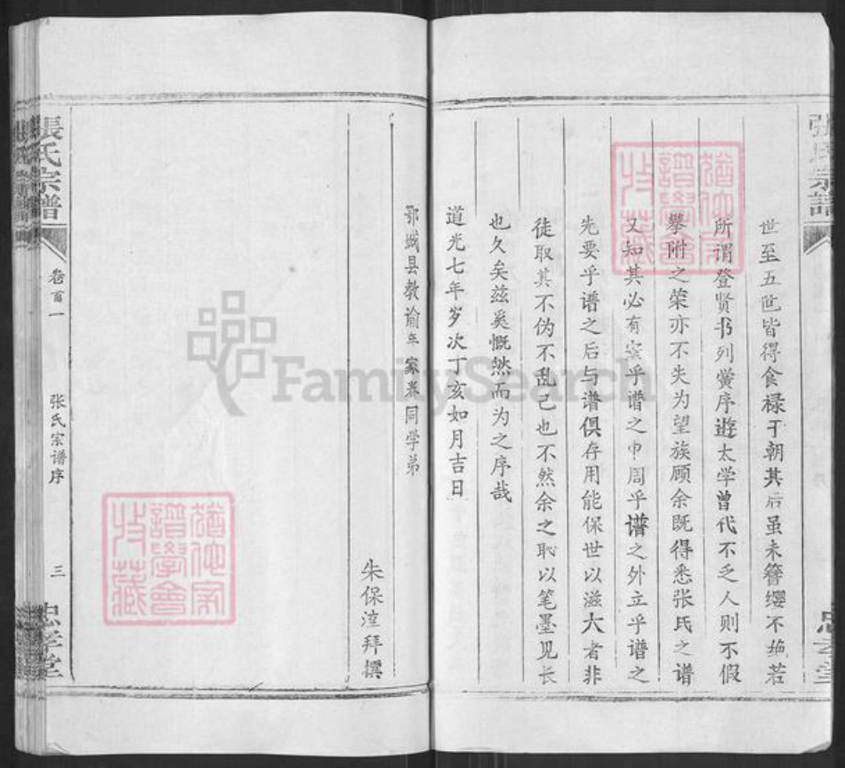湖北省鄂州市华容区华容镇张氏忠孝堂族谱-张氏宗谱.pdf电子版插图3