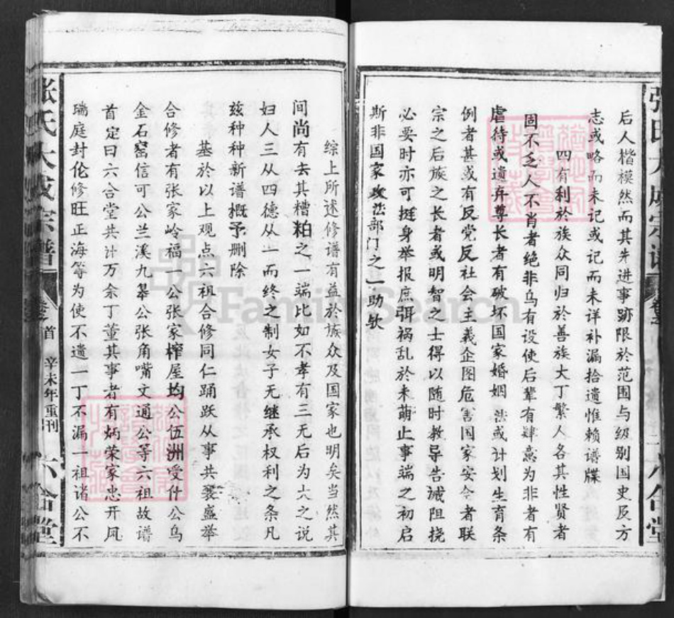 湖北省黄冈市浠水县竹瓦镇张氏六合堂族谱-张氏大成宗谱.pdf电子版插图5
