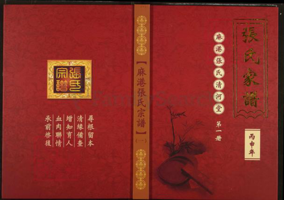 湖北省仙桃市张氏清河堂族谱-张氏家谱.pdf电子版插图