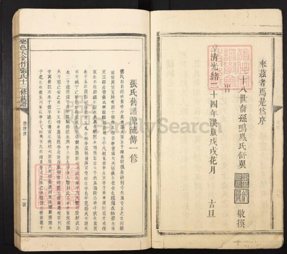江西省抚州市乐安县金竹畬族乡张氏族谱-乐邑大金竹张氏十三修族谱.pdf电子版插图5