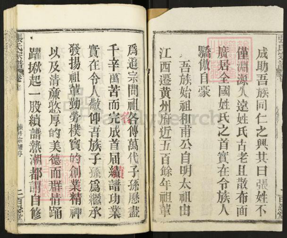 湖北省黄石市阳新县王英镇张氏百忍堂族谱-张氏宗谱.pdf电子版插图2