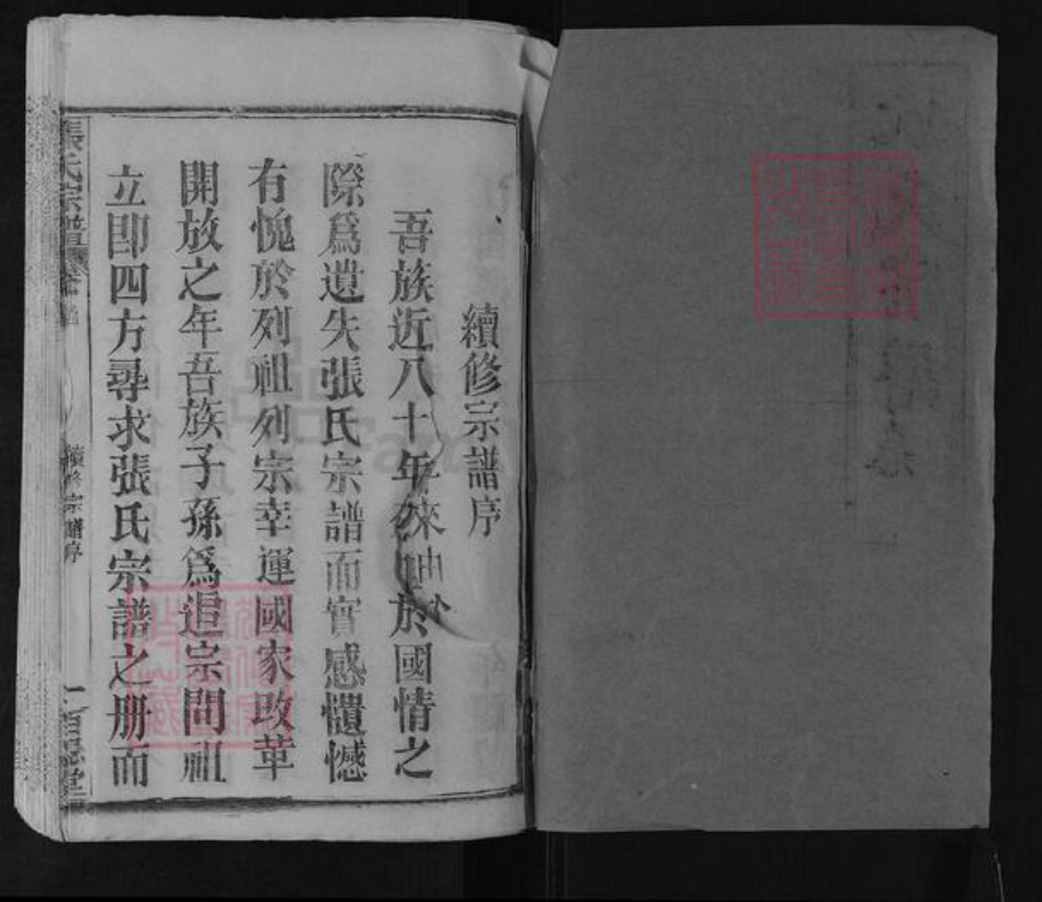 湖北省黄冈市英山县张氏百忍堂族谱-张氏宗谱.pdf电子版插图1