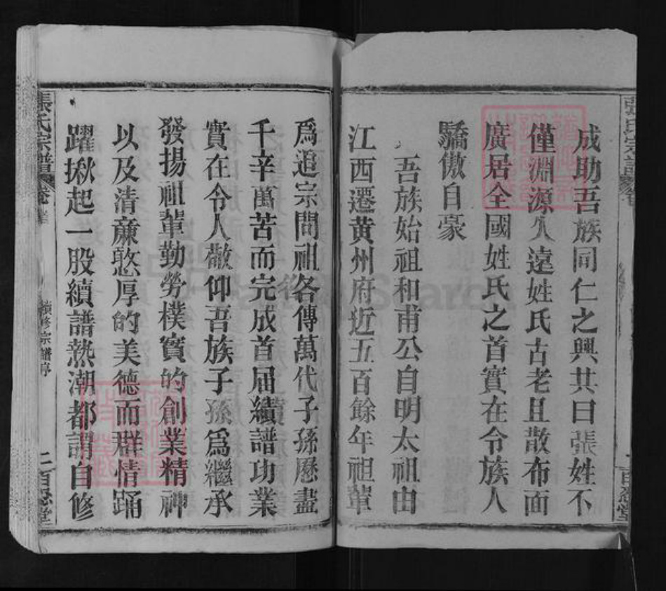 湖北省黄冈市英山县张氏百忍堂族谱-张氏宗谱.pdf电子版插图2