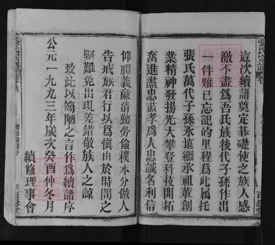 湖北省黄冈市英山县张氏百忍堂族谱-张氏宗谱.pdf电子版插图4