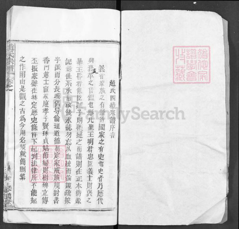 湖北省黄冈市麻城市歧亭镇赵氏琴鹤堂族谱-赵氏宗谱.pdf电子版插图1