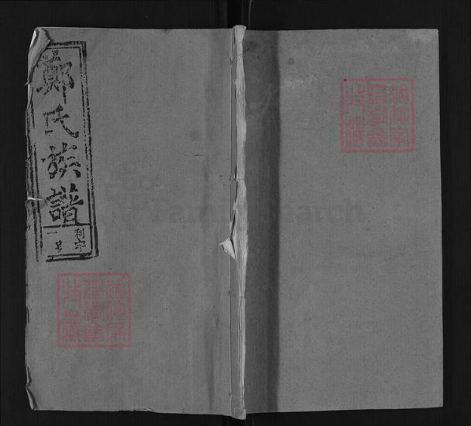 安徽省六安市霍山县郑氏大本堂族谱-郑氏族谱.pdf电子版插图
