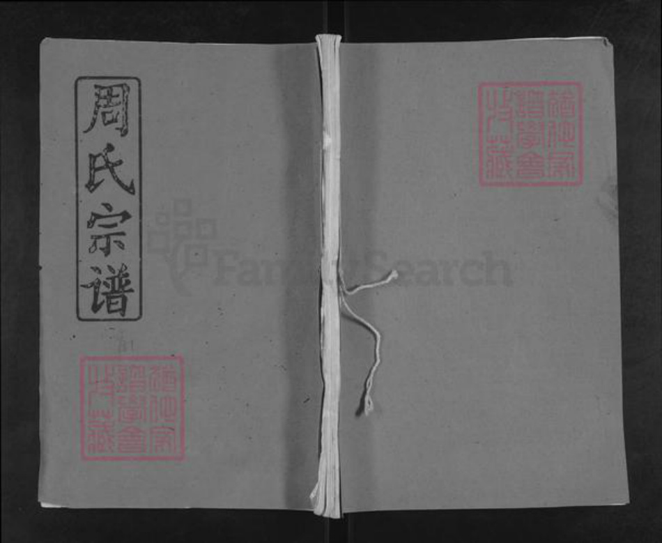 湖北省黄冈市黄州区周氏爱莲堂族谱-周氏宗谱.pdf电子版插图