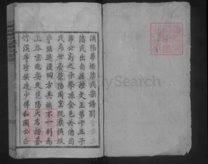 浙江省金华市浦江县潘氏存义堂族谱-华墙潘氏宗谱.pdf电子版插图1