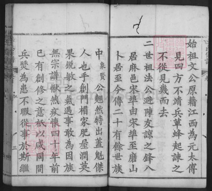 湖北省黄冈市麻城市李氏步莲堂族谱-李氏宗谱.pdf电子版插图3