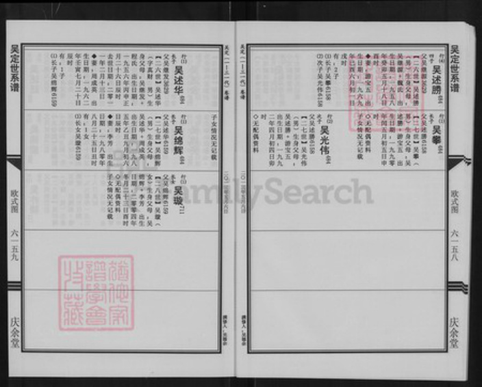 湖北省武汉市新洲区吴氏庆余堂族谱-吴氏庆余堂宗谱.pdf电子版插图5