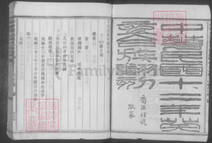 浙江省金华市金东区塘雅镇黄氏着存堂族谱-金华东池黄氏宗谱.pdf电子版插图1