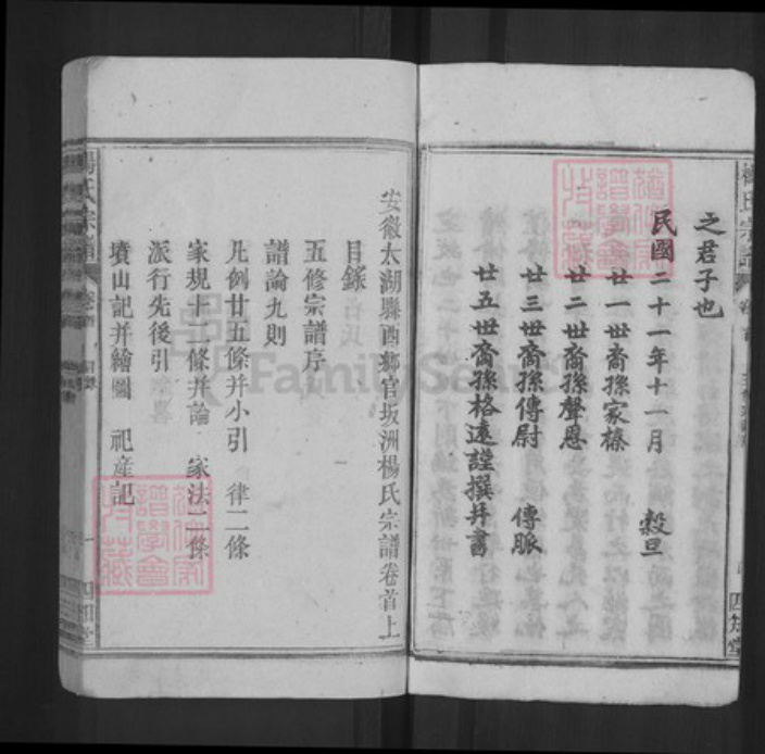 安徽省安庆市太湖县城西乡杨氏四知堂族谱-杨氏宗谱.pdf电子版插图5