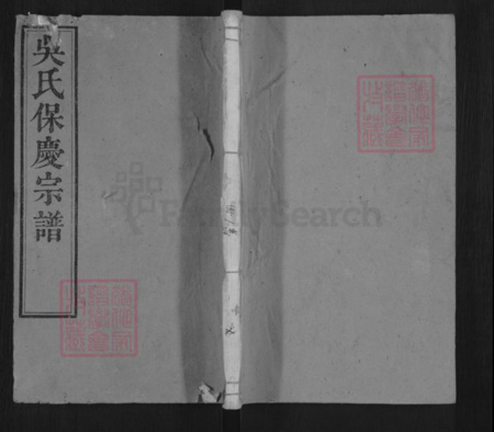 安徽省铜陵市枞阳县雨坛镇吴氏崇本堂族谱-吴氏保庆宗谱.pdf电子版插图