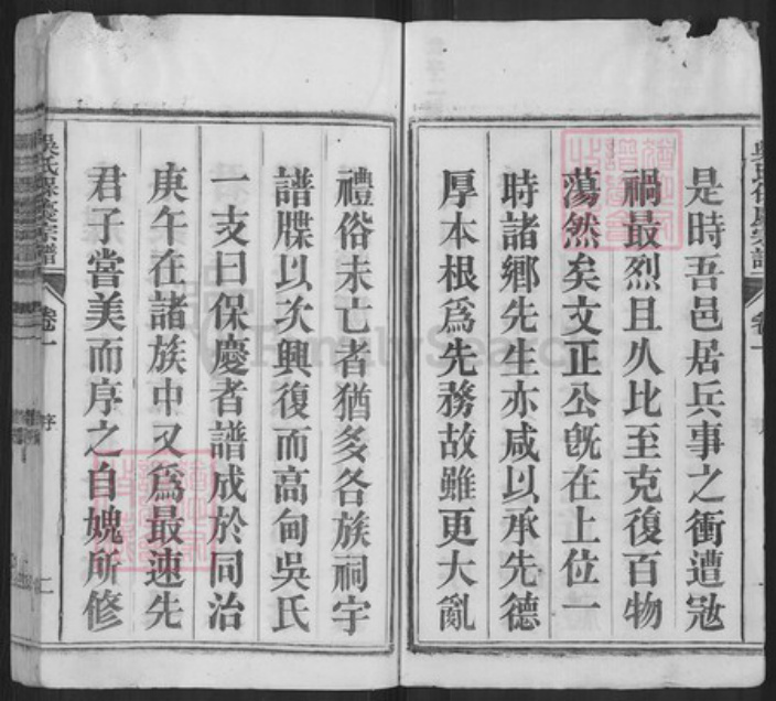 安徽省铜陵市枞阳县雨坛镇吴氏崇本堂族谱-吴氏保庆宗谱.pdf电子版插图2